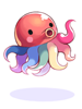 Rainbow Long Octopus