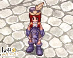 Gold Feather Hat
