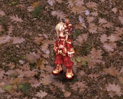 Red Vane Hairpin