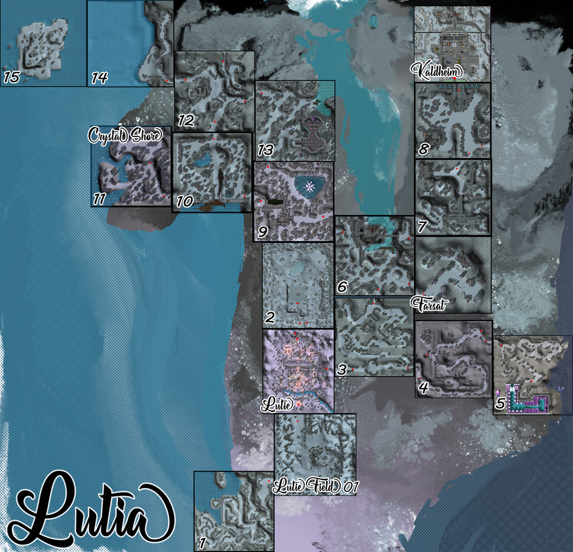 Map of The Lutia Region