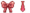 Hip Ribbon/Tie (Red)